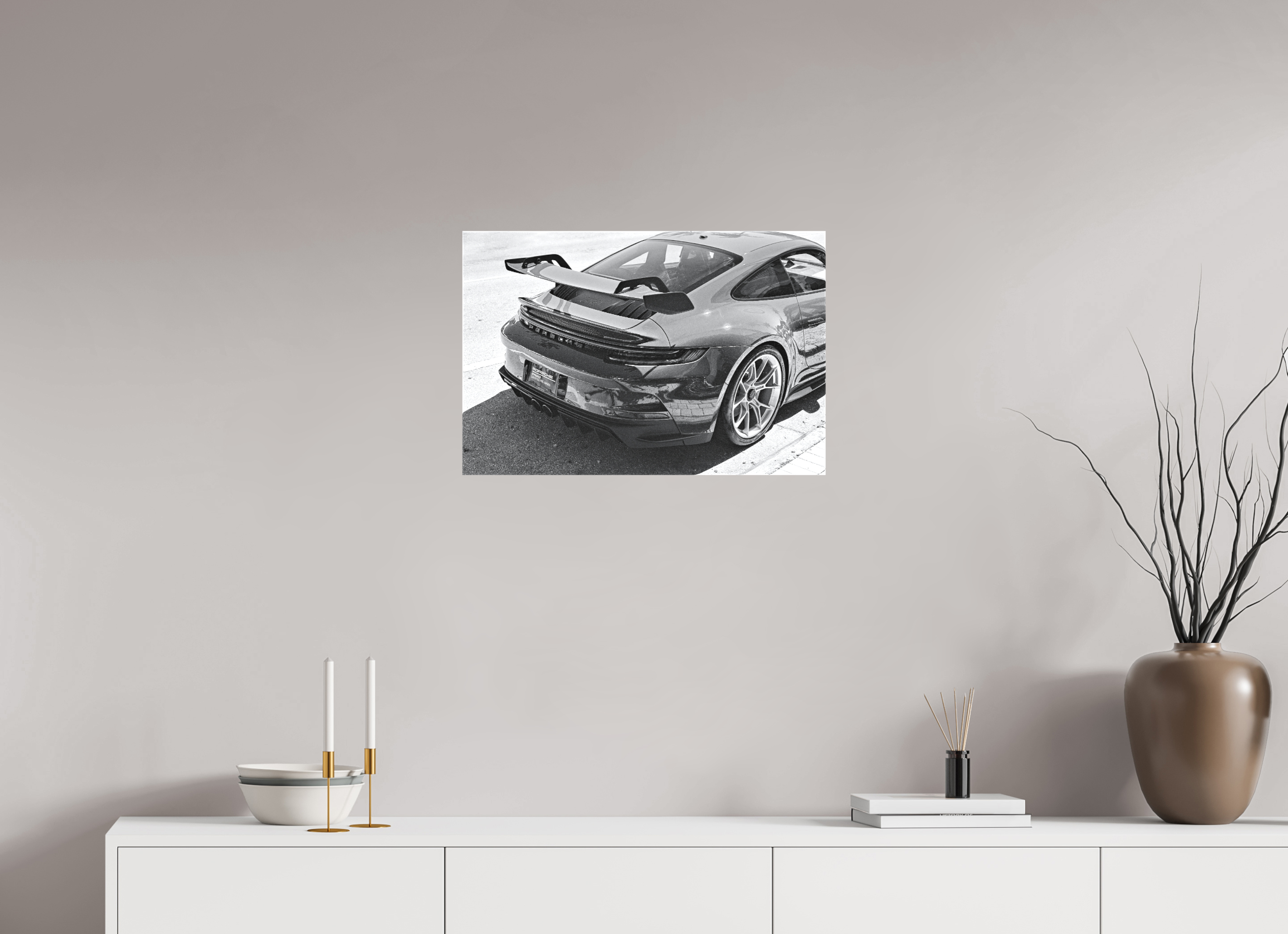 24 x 16″, Matte Canvas on Stretcher Frame Porsche GT3