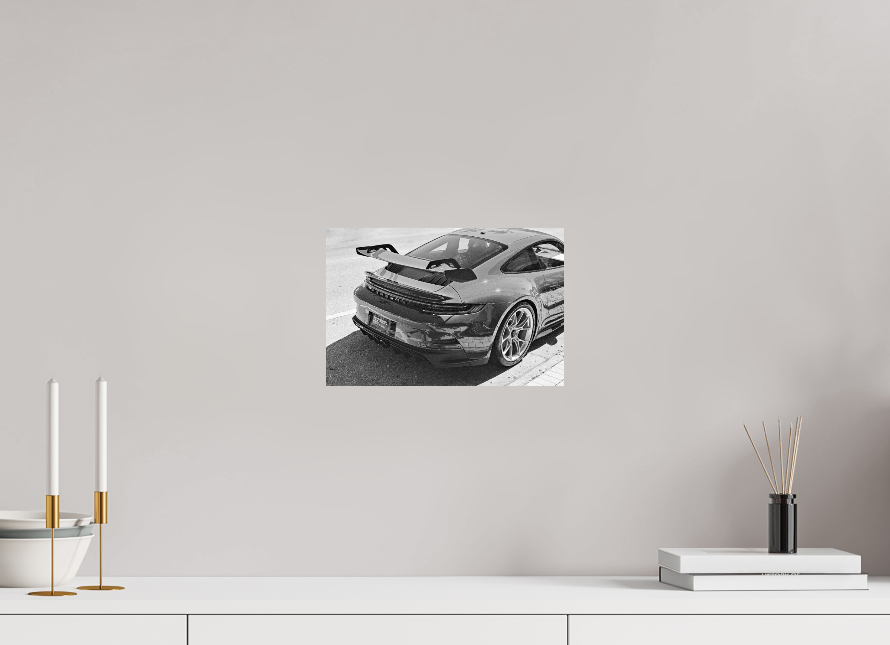 12 x 8″, Photo Print On Ilford Baryta Paper Porsche GT3